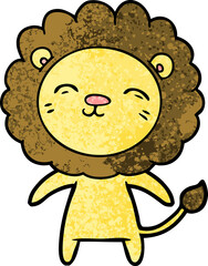 cartoon lion