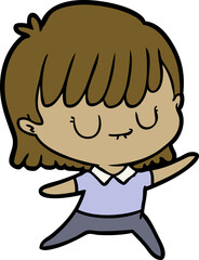 cartoon woman