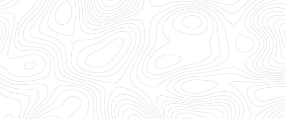 Background with wave lines Topographic map. Abstract lines background. Contour maps. Vector illustration, Topo contour map on white background, Topographic contour lines.
