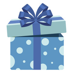 Colored christmas present icon Vector