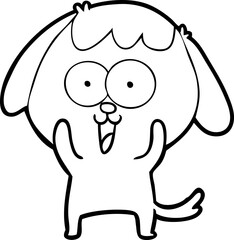 cute cartoon dog