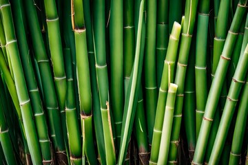 Sugar cane in close-up.