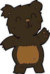 cartoon black bear