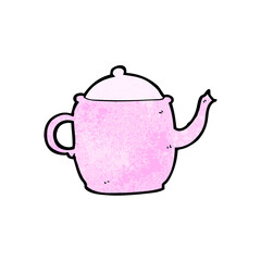 cartoon tea pot