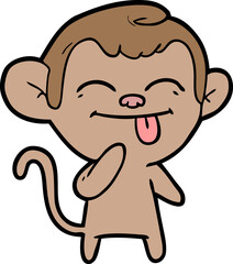 funny cartoon monkey