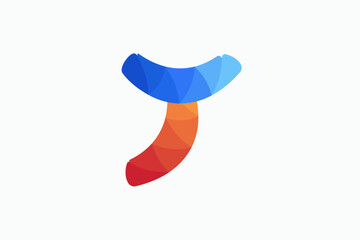 t letter logo. abstract triangle pixel logo design. letter pixel logo design. t logo. t multi-color logo. abstract multi pixel color logo