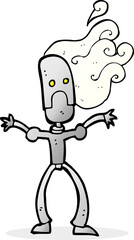 cartoon robot
