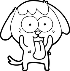 cute cartoon dog