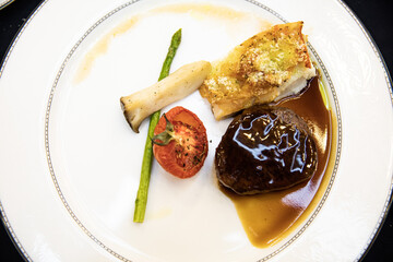 A lean, light, delicious and nutritious brown beef steak.
