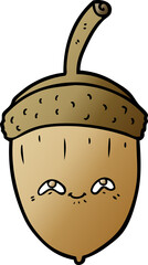 cartoon acorn