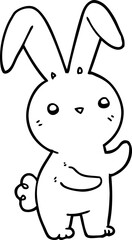 cute cartoon rabbit