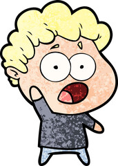 cartoon shocked man