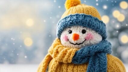 Cute New Year's snowman