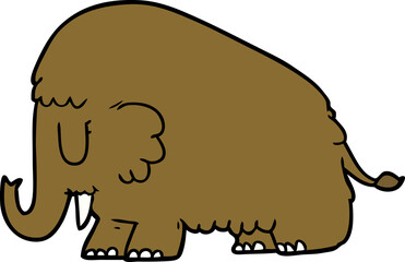 cartoon mammoth