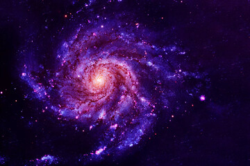 A distant galaxy. Elements of this image furnished by NASA
