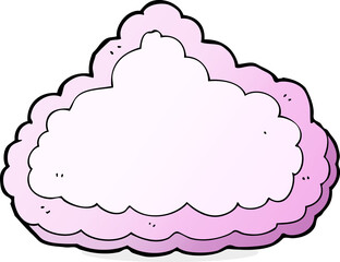 cartoon decorative cloud