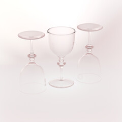 3 Glasses Isometric