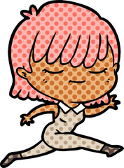 cartoon woman