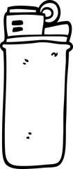 line drawing cartoon disposable lighter