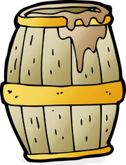 cartoon beer barrel