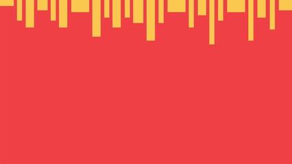 Obraz premium Abstarct wavy minimalist line background in red color.