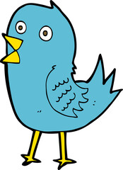 cartoon bluebird