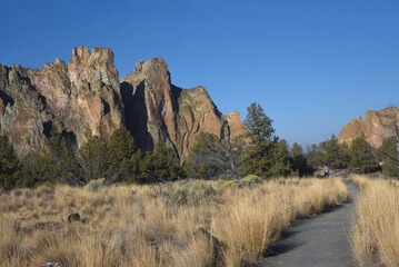 Curving Trail in Smith Rock State Park