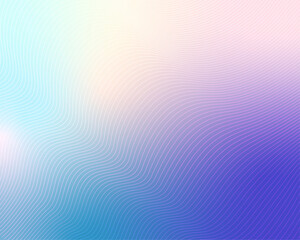 Pastel tint gradient background with wavy lines texture