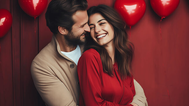 Parejas de enamorados en el dia de San Valent&iacute;n