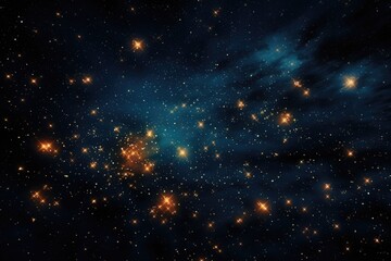A picture capturing a group of stars in the sky. This image can be used to depict the beauty of the night sky or to symbolize dreams and aspirations