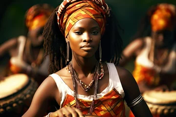 Rolgordijnen african indigenous culture celebration © smoke