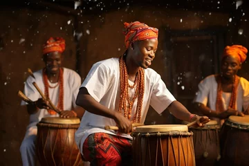 Wandaufkleber african indigenous culture celebration © smoke