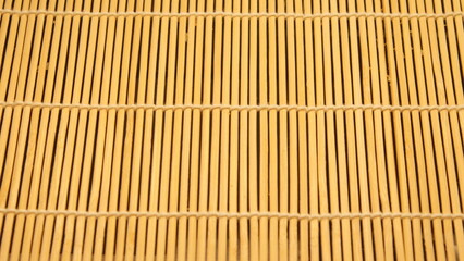 Textured Surface of Bamboo Mat