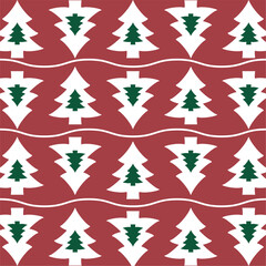 Christmas pattern background Gift wrapping paper Vector