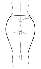 body anatomy butt woman