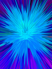 Obraz premium Abstract Bright blurred shiny colorful spiky background of colored strips design
