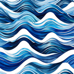 Fototapeta premium Wave. Generate AI.