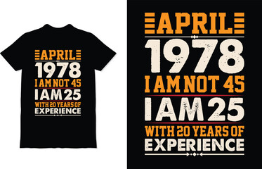 Here is my Birthday t-shirt design. This design features an environment to happiness with mentioning the age. Hope this design will catch your attention.