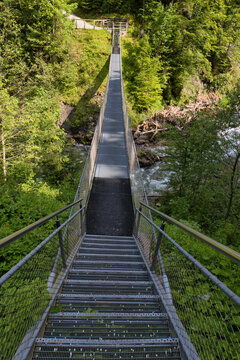 H&auml;ngebr&uuml;cke &uuml;ber die Breitach