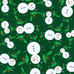 Christmas pattern background Gift wrapping paper Vector