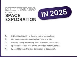 New Trends Related to Space Exploration  in 2025