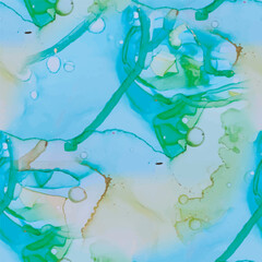 Marble Water Color. Vector Ink Watercolor. Blue Gradient Background. Vector Seamless Painting. Foil Vector Elegant Pattern. Luxury Marble. Gold Ink Paint. Green Marble Watercolor. Bronze Alcohol Ink.