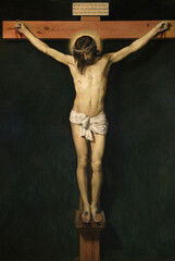 Fototapeta na wymiar Christ Crucified by Diego Velazquez