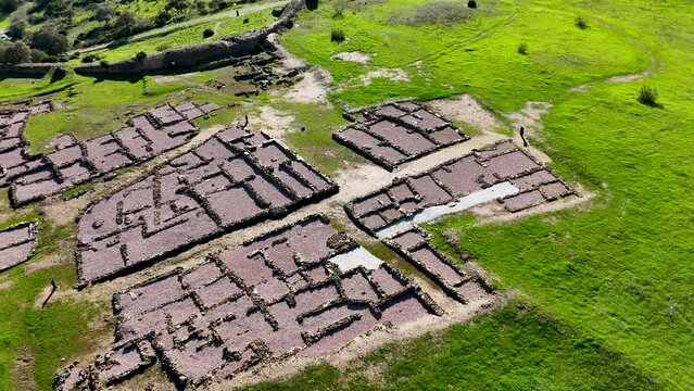 The ancient pre-Roman city of Tejada La Vieja located near Sevilla, Spain and was home to the Tartessians, Phoenicians and Turdetan People