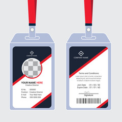 Modern and clean business id card template