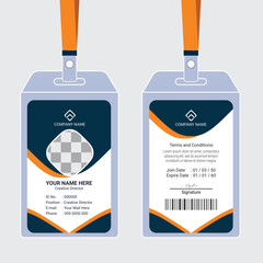 Modern and clean business id card template