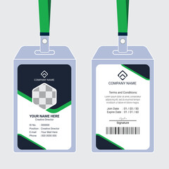 Modern and clean business id card template