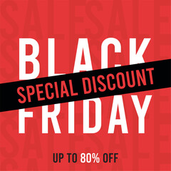 Black Friday sale background Vector