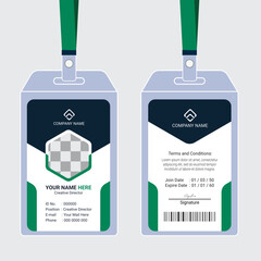 Modern and clean business id card template