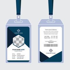 Modern and clean business id card template